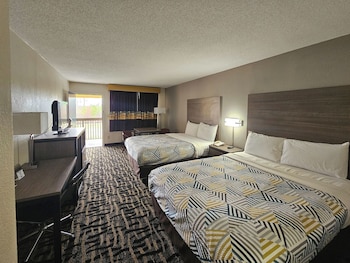 Standard Room, 2 Queen Beds, Smoking, Refrigerator & Microwave