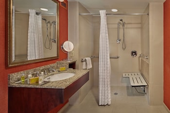 Room, 1 King Bed, Accessible, Non Smoking (Roll-in Shower)