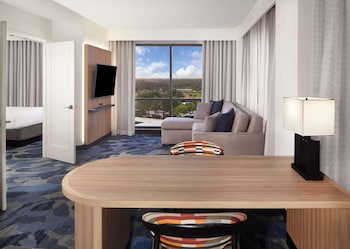 Suite, 2 Double Beds, Accessible (Hearing)