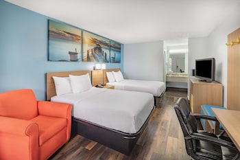 Double Room, 2 Double Beds, Smoking