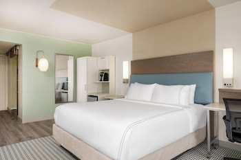 Suite, 1 King Bed, Roll-in Shower (Communications Accessible)