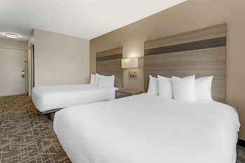 Standard Room, 2 Queen Beds, Non Smoking, Refrigerator & Microwave