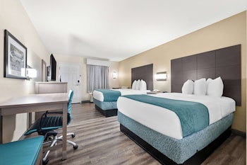 Standard Room, 2 Double Beds, Smoking, Refrigerator