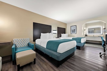 Standard Room, 2 Double Beds, Smoking, Refrigerator