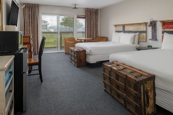 Premium Two Queen Theme Room with Marina View and Balcony Not Pet Friendly