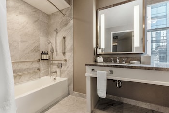 Suite, 1 King Bed (Tub with Grab Bars Hearing Accessible)