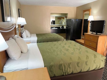 Standard Room, 2 Double Beds, Smoking, Refrigerator & Microwave