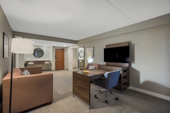 Suite, 1 King Bed, Refrigerator & Microwave (Wet bar)