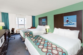Room, 2 Double Beds, Accessible, Non Smoking (First Floor, Interior Corridor)