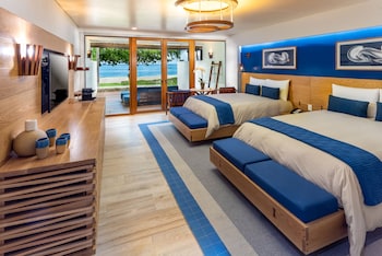 Premium Room, 2 Queen Beds (Seafront, Beach Access)
