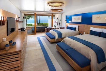 Premium Room, 2 Queen Beds (Seafront, Beach Access)