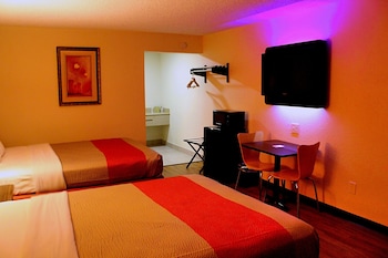 Standard Room, 2 Queen Beds, Non Smoking, Refrigerator & Microwave