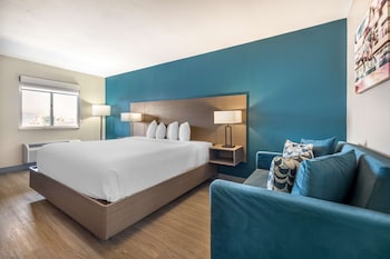 Standard Room, 1 King Bed, Non Smoking, Refrigerator & Microwave