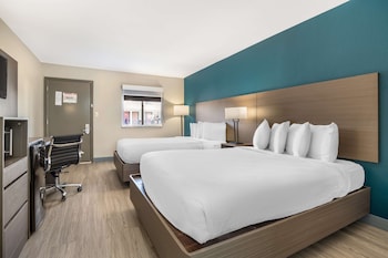 Standard Room, 2 Queen Beds, Non Smoking, Refrigerator & Microwave