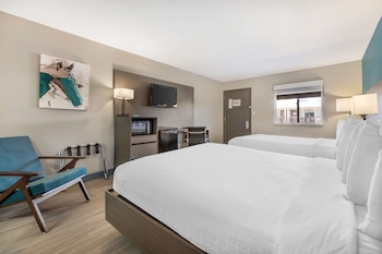Standard Room, 2 Queen Beds, Non Smoking, Refrigerator & Microwave