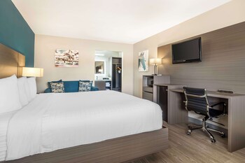 Standard Room, 1 King Bed, Non Smoking, Refrigerator & Microwave