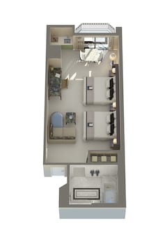 Vista Double Suite, Accessible