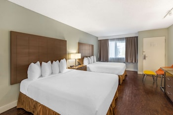 Standard Room, 2 Queen Beds, Non Smoking, Refrigerator & Microwave