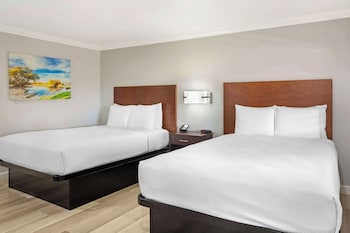 Standard Room, 2 Queen Beds, Non Smoking, Refrigerator & Microwave