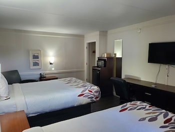 Deluxe Double Room, 2 Queen Beds, Non Smoking, Refrigerator & Microwave