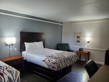 Deluxe Double Room, 2 Queen Beds, Smoking, Refrigerator & Microwave