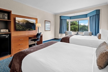Standard Room, 2 Queen Beds, Non Smoking, Refrigerator & Microwave