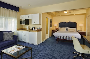 Suite, 1 King Bed with Sofa bed, Garden View
