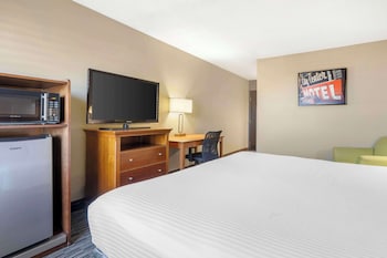 Standard Room, 1 King Bed, Non Smoking, Refrigerator & Microwave
