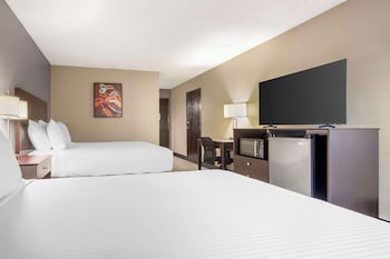 Standard Room, 2 Queen Beds, Non Smoking, Refrigerator & Microwave