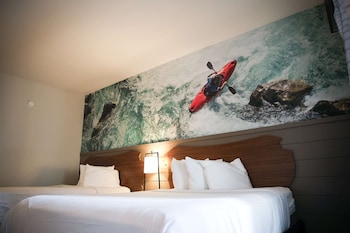 Standard Room, 2 Queen Beds, Non Smoking, Refrigerator & Microwave (Walk-in Shower;Theme Room)