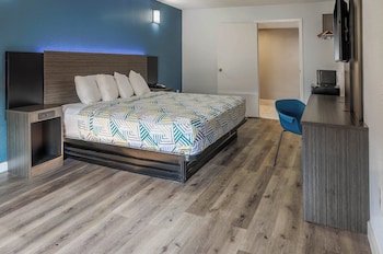 Deluxe Room, 1 King Bed, Smoking, Refrigerator & Microwave