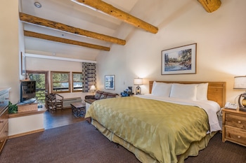 Standard Suite, 1 King Bed with Sofa bed, Fireplace, Pool View
