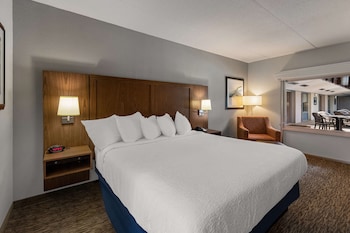 Standard Room, 1 King Bed, Refrigerator & Microwave, Poolside (1st Floor)