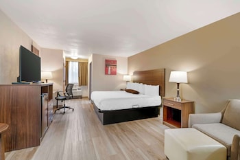 Standard Room, 1 King Bed, Non Smoking, Refrigerator & Microwave (1st Floor)