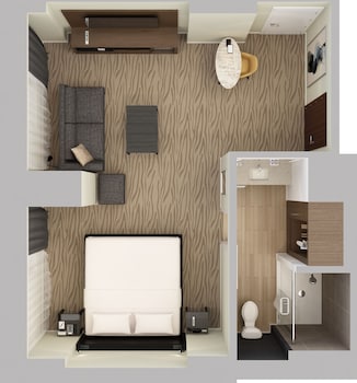 Room, 1 King Bed with Sofa bed (High Floor)