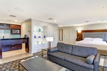 Suite, 1 King Bed with Sofa bed, Kitchen