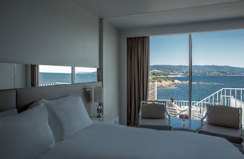 Chambre Deluxe vue mer, Terrasse privée, 1 lit King