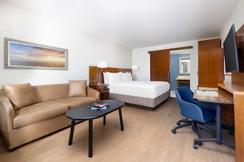 Suite, 1 King Bed with Sofa bed (Mobility/Hearing Access, Roll-In Shwr)