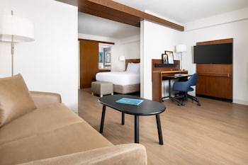 Suite, 1 King Bed with Sofa bed (Mobility/Hearing Access, Roll-In Shwr)