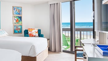 Premium Sand Room Two Queen Beds Partial Ocean View
