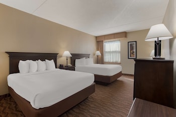 Standard Room, 2 Queen Beds, Non Smoking, Refrigerator & Microwave
