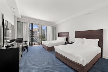 Room, 2 Double Beds, Balcony