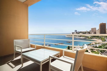 Premium Room, 1 King Bed, Balcony, Partial Sea View