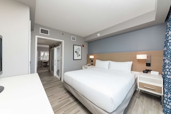Suite, 1 King Bed, Accessible (Mobility & Hearing, Roll-in Shower)