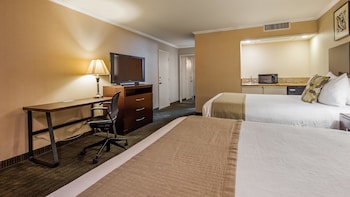 Standard Room, 2 Queen Beds, Non Smoking, Refrigerator & Microwave