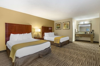 Standard Room, 2 Queen Beds, Non Smoking, Refrigerator & Microwave (with Sofabed;Oversized Room)