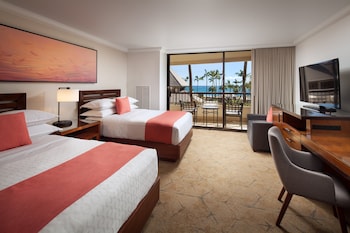 Room, 2 Double Beds, Bathtub Grab Bars, Ocean View (Mobility Accessible)