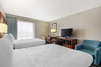 Standard Room, 2 Queen Beds, Non Smoking, Refrigerator & Microwave
