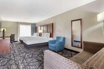 Business Room, 2 Queen Beds, Non Smoking, Refrigerator & Microwave (Oversized Room)