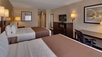 Standard Room, 2 Queen Beds, Non Smoking, Refrigerator & Microwave